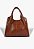 Bolsa Grande Couro Hobo Agnes Since 95 Schutz Camel - Imagem 3
