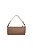 Bolsa Feminina Pequena Baguete Alça Fina Luiza Barcelos Marrom - Imagem 3
