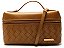 Bolsa Feminina Pequena Tressê Alça Fina Vicenza Camel - Imagem 1