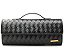 Bolsa Feminina Média Tressê Envelope Vicenza Preto - Imagem 1