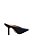 Mule Feminino Bico Fino Verniz Luiza Barcelos Preto - Imagem 3