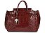 Bolsa Feminina Média Tote Heaven Croco Schutz Marsala - Imagem 1