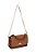 Bolsa Feminina Média Camurça Logomania Luiza Barcelos Marrom - Imagem 5