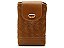 Porta Celular Couro Tressê Logomania Vicenza Camel - Imagem 1