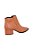 Bota Feminina Ankle Zíper Couro Luiza Barcelos Camel - Imagem 3