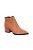 Bota Feminina Ankle Zíper Couro Luiza Barcelos Camel - Imagem 2