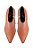 Bota Feminina Ankle Zíper Couro Luiza Barcelos Camel - Imagem 5