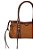 Bolsa Grande Baguete Multimaterial  Luiza Barcelos Marrom - Imagem 5