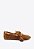 Mocassim Harper Camurça Franja Cadarço Vicenza Camel - Imagem 1