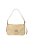 Bolsa Pequena Couro Corrente Luiza barcelos Ouro Velho - Imagem 1