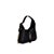 Bolsa Feminina Média Corrente Fecho LB Luiza Barcelos Preto - Imagem 2