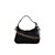 Bolsa Feminina Média Corrente Fecho LB Luiza Barcelos Preto - Imagem 3