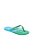 Chinelo Com Degradê Luiza Barcelos Verde Trevo  E Azul Caribe - Imagem 3