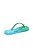 Chinelo Com Degradê Luiza Barcelos Verde Trevo  E Azul Caribe - Imagem 5