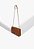 Bolsa Tiracolo Shoulder Marina Média Couro Schutz Marrom - Imagem 2