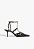 Scarpin Studs Miorle Couro Schutz Preto - Imagem 1