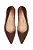 Scarpin Feminino Anabela Camurça Luiza Barcelos Coffee - Imagem 5