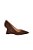 Scarpin Feminino Anabela Camurça Luiza Barcelos Coffee - Imagem 1