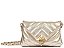 Bolsa Pequena Clutch Napa Tulum Metal Schutz Platina - Imagem 1