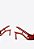 Scarpin Slingback Rosalie Vicenza Vermelho Veneto - Imagem 5