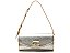 Bolsa Média Tiracolo Metal Bala Napa Vicenza Prata/Ouro Light - Imagem 1