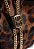 Bolsa Tiracolo Shoulder Lilibet Wild Média Couro Animal Print Schutz Natural Black - Imagem 6