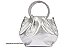 Bolsa Grande Bucket Napa Lumi Metal Schutz Silver - Imagem 1