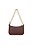 Bolsa Feminina Pequena Tiracolo Alça Corrente Logo Luiza Barcelos Coffee - Imagem 3