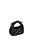 Bolsa Hobo Média Couro Com Nó Luiza  Barcelos Preto - Imagem 2