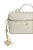 Bolsa Pequena Vanity Em Couro Off White Tressê Com Charm Luiza Barcelos - Imagem 4