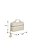 Bolsa Pequena Vanity Em Couro Off White Tressê Com Charm Luiza Barcelos - Imagem 7