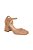 Scarpin Salto Bloco Mary Jane Luiza Barcelos Nude - Imagem 1