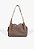 Bolsa Tiracolo Lilibet Média Camurça Marrom Schutz - Imagem 4