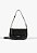 Bolsa Pequena Tiracolo Zíper Dourado Croco Schutz Preto - Imagem 1