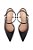 Scarpin Slingback Salto Taça Bico Fino  Luiza Barcelos Preto - Imagem 4