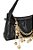 Bolsa Média Charms Alça Couro Luiza Barcelos Preto - Imagem 5