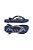 Chinelo Plataforma Lenço Multimaterial Luiza Barcelos Azul Marinho - Imagem 6