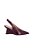 Scarpin Slingback Anabela Verniz Bico Fino Luiza Barcelos Marsala - Imagem 5