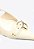 Scarpin Salto Baixo Slingback Pauline Bico Fino Vicenza Off White - Imagem 6