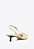 Scarpin Salto Baixo Slingback Pauline Bico Fino Vicenza Off White - Imagem 2