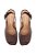 Sandália Feminina Slingback Peep Toe Luiza Barcelos Coffee - Imagem 5
