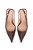Scarpin Feminino Slingback Bico Fino Luiza Barcelos Coffee - Imagem 5