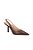 Scarpin Feminino Slingback Bico Fino Luiza Barcelos Coffee - Imagem 2