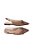 Sapatilha Feminina Slingback Bico Fino Laço Luiza Barcelos Camel - Imagem 4
