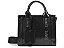Bolsa Feminina Média Tote Alça Tecido Schutz Preto - Imagem 1