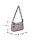 Bolsa Feminina Pequena Metalassê Alça Fina Luiza Barcelos Chumbo - Imagem 6
