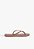 Chinelo Feminino Flat Flip Flops Logo Schutz Marrom - Imagem 1