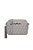 Bolsa Feminina Média Metalassê Logo Alça Fina Luiza Barcelos Cinza - Imagem 1