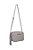 Bolsa Feminina Média Metalassê Logo Alça Fina Luiza Barcelos Cinza - Imagem 5