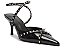Scarpin Salto Médio Spikes Verniz Schuts Preto - Imagem 1